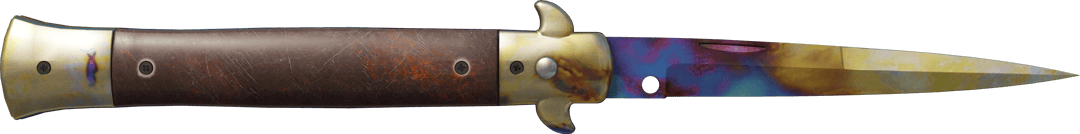 ★ Stiletto Knife | Case Hardened (Minimal Wear)