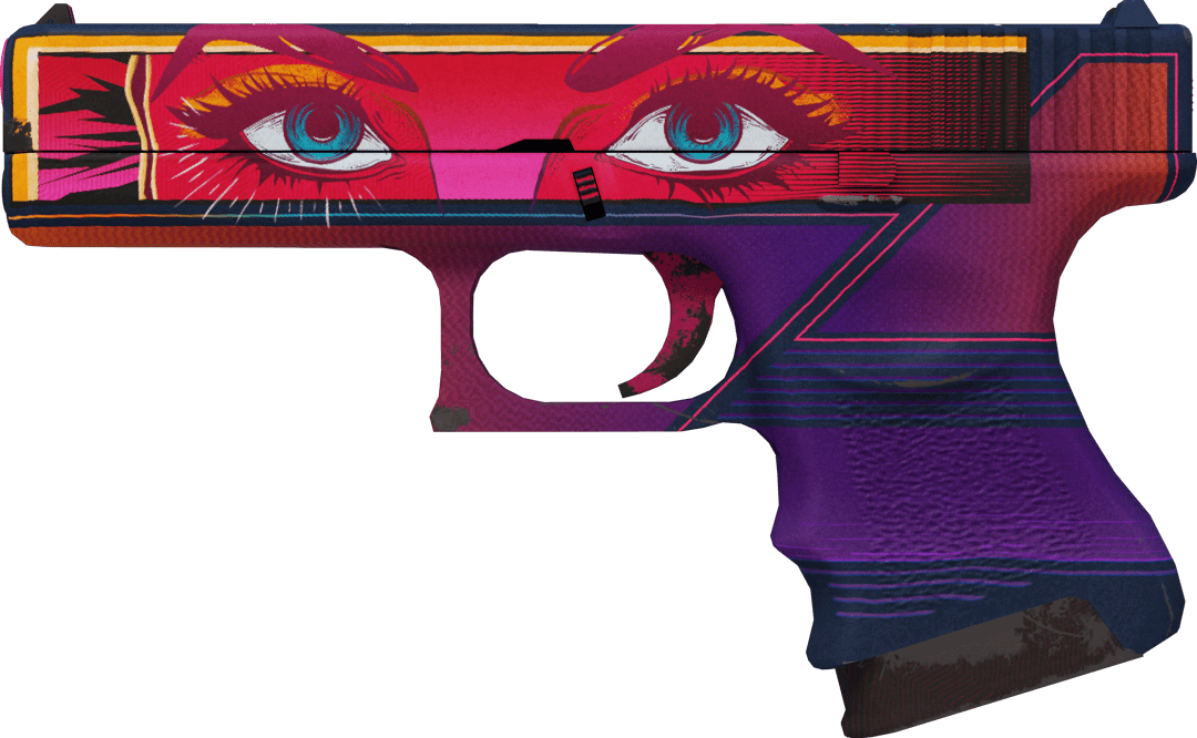 Vogue皮肤预览 Glock-18 | Vogue (Field-Tested)