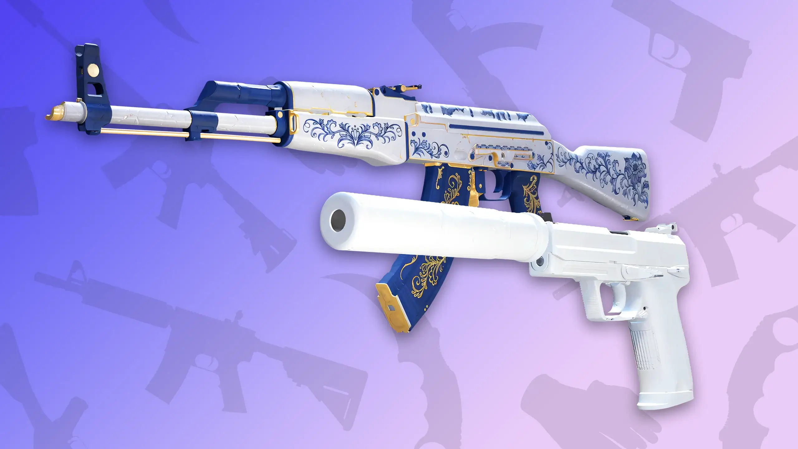 最佳白色CS2皮肤2024