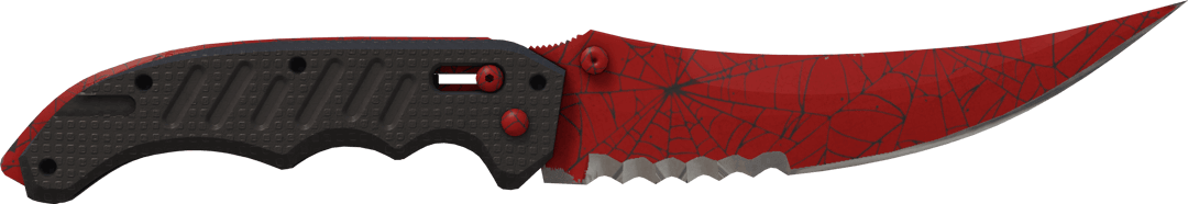 ★ Flip Knife | Crimson Web (Minimal Wear)