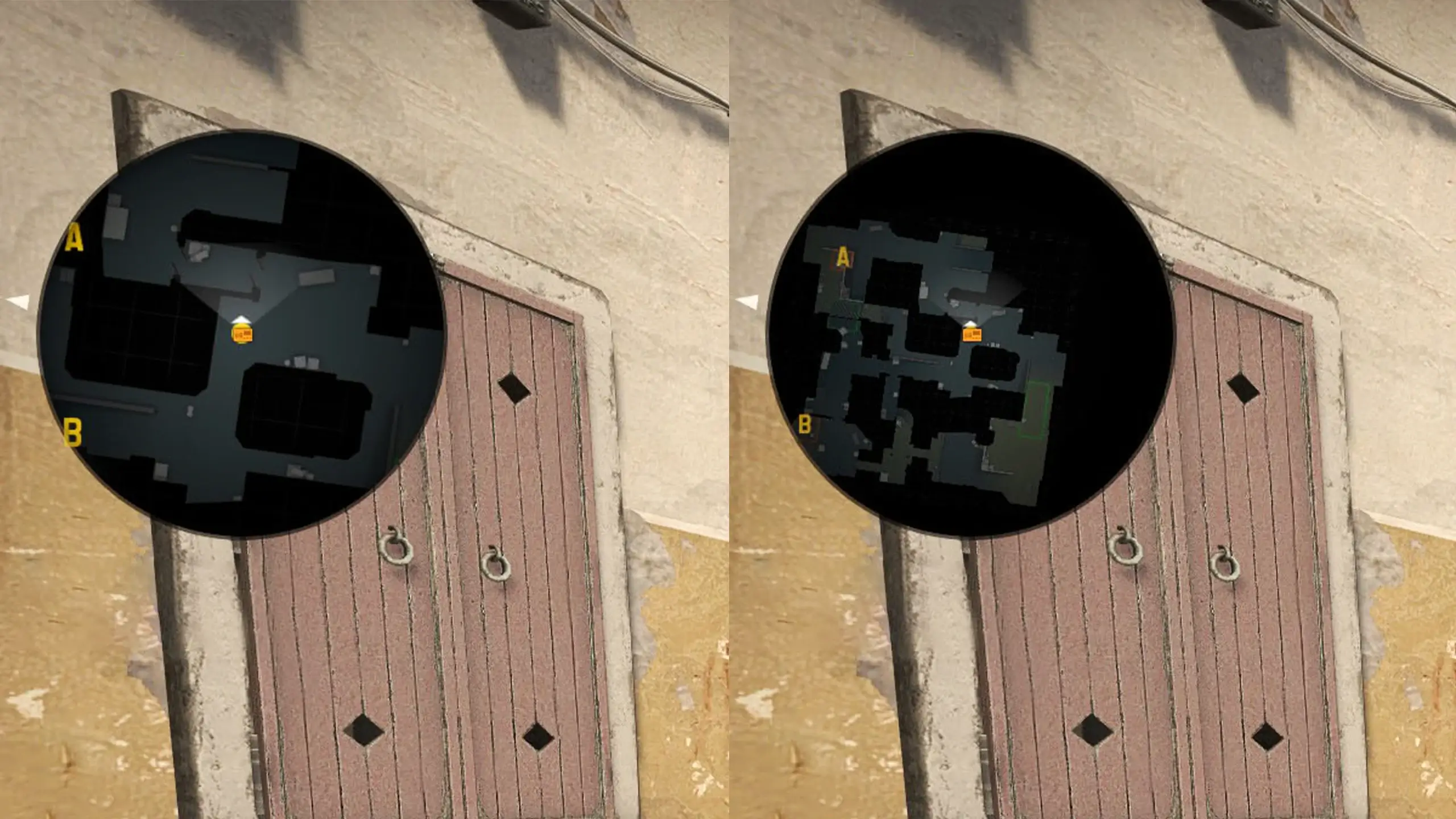 雷达缩放切换绑定