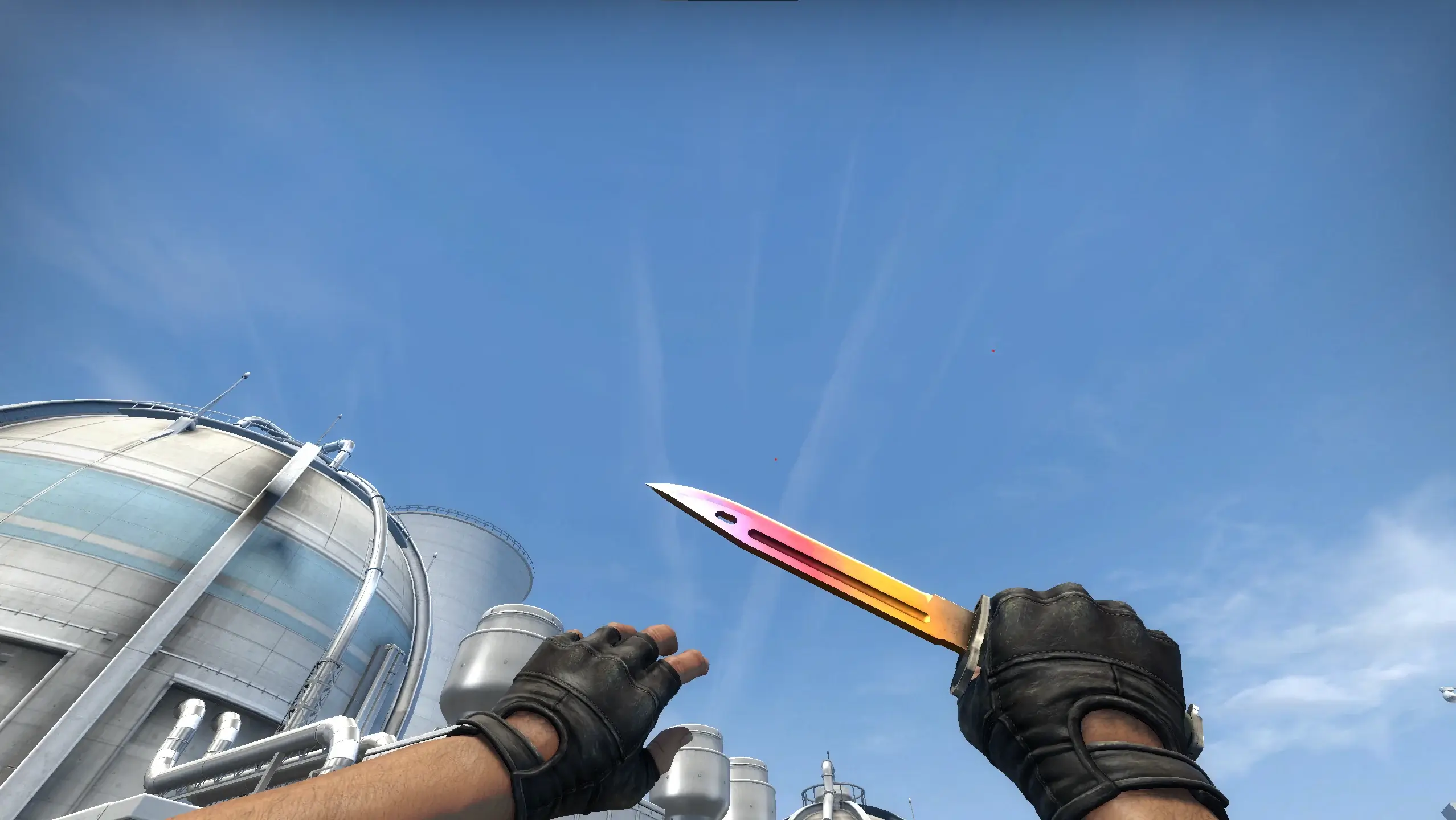 Bayonet Fade, pattern index 763 (100% Fade, 最高百分比)