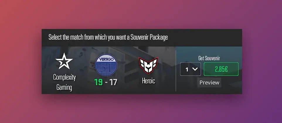 How to redeem Souvenir Package CS2