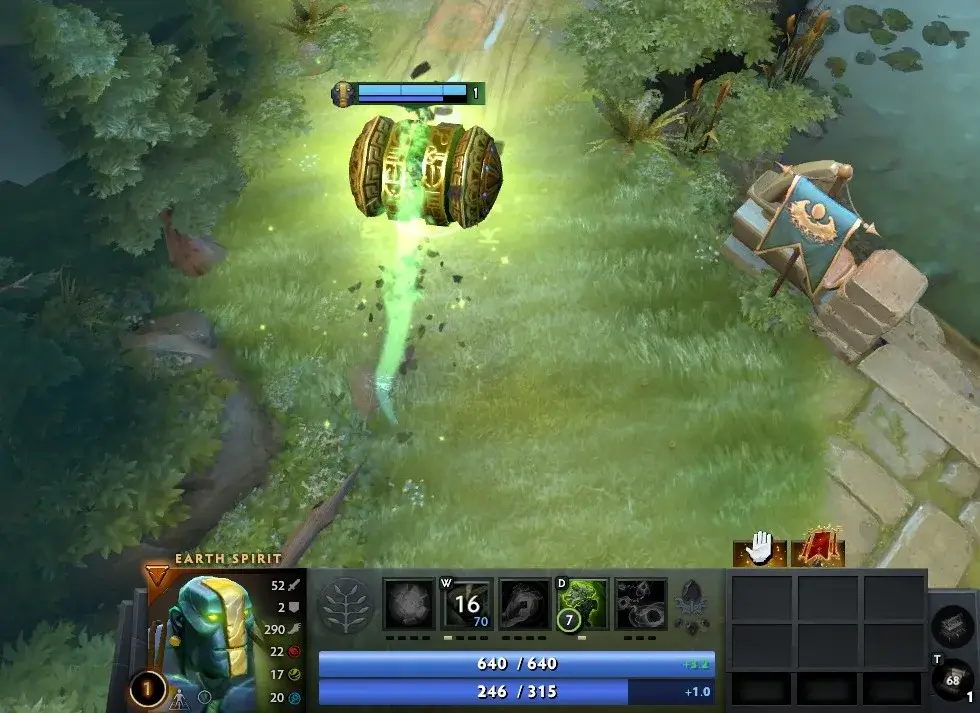 Jade Reckoning (Rolling Boulder effect)