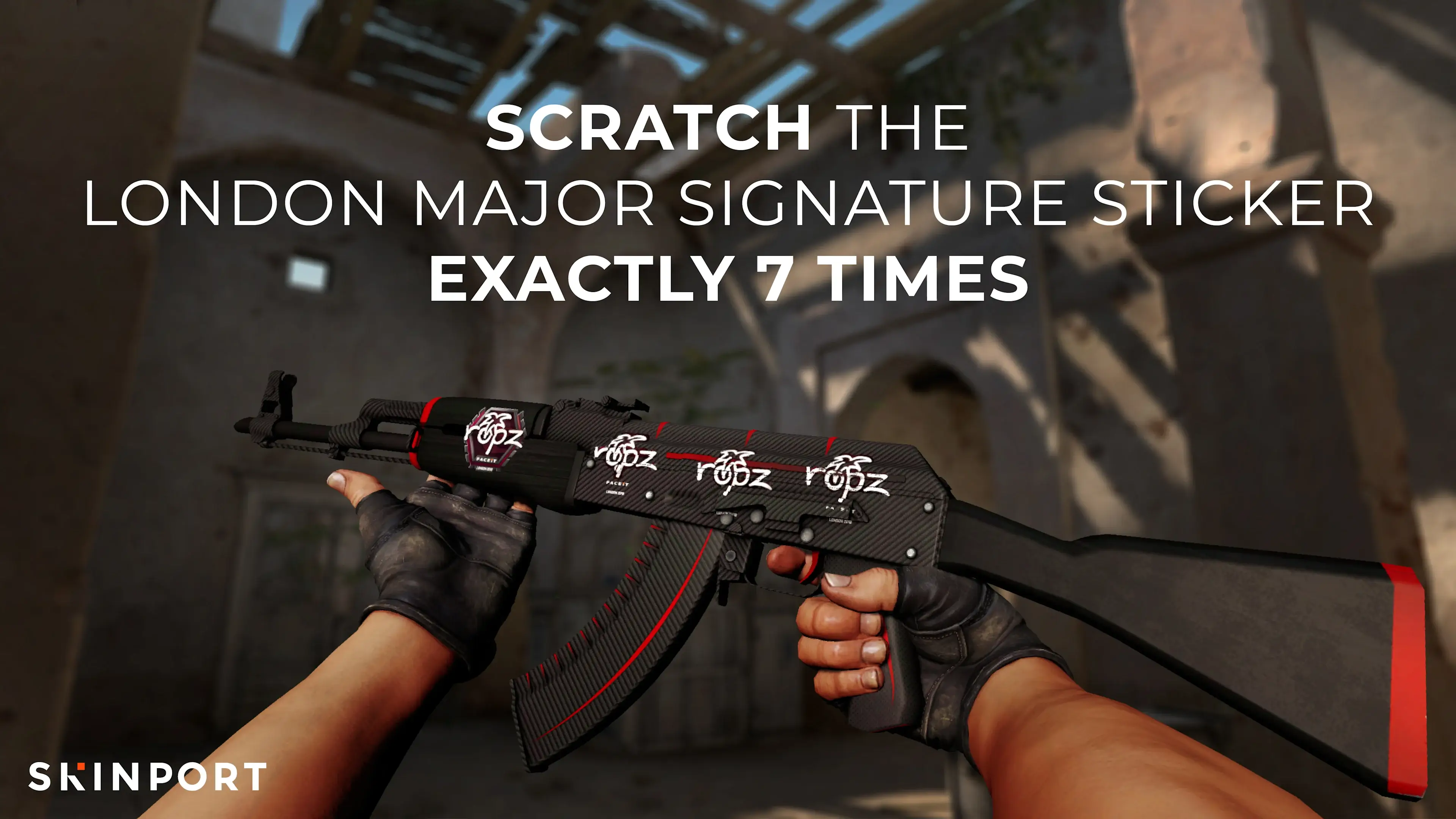 ropz London 2018 Sticker (scratched)